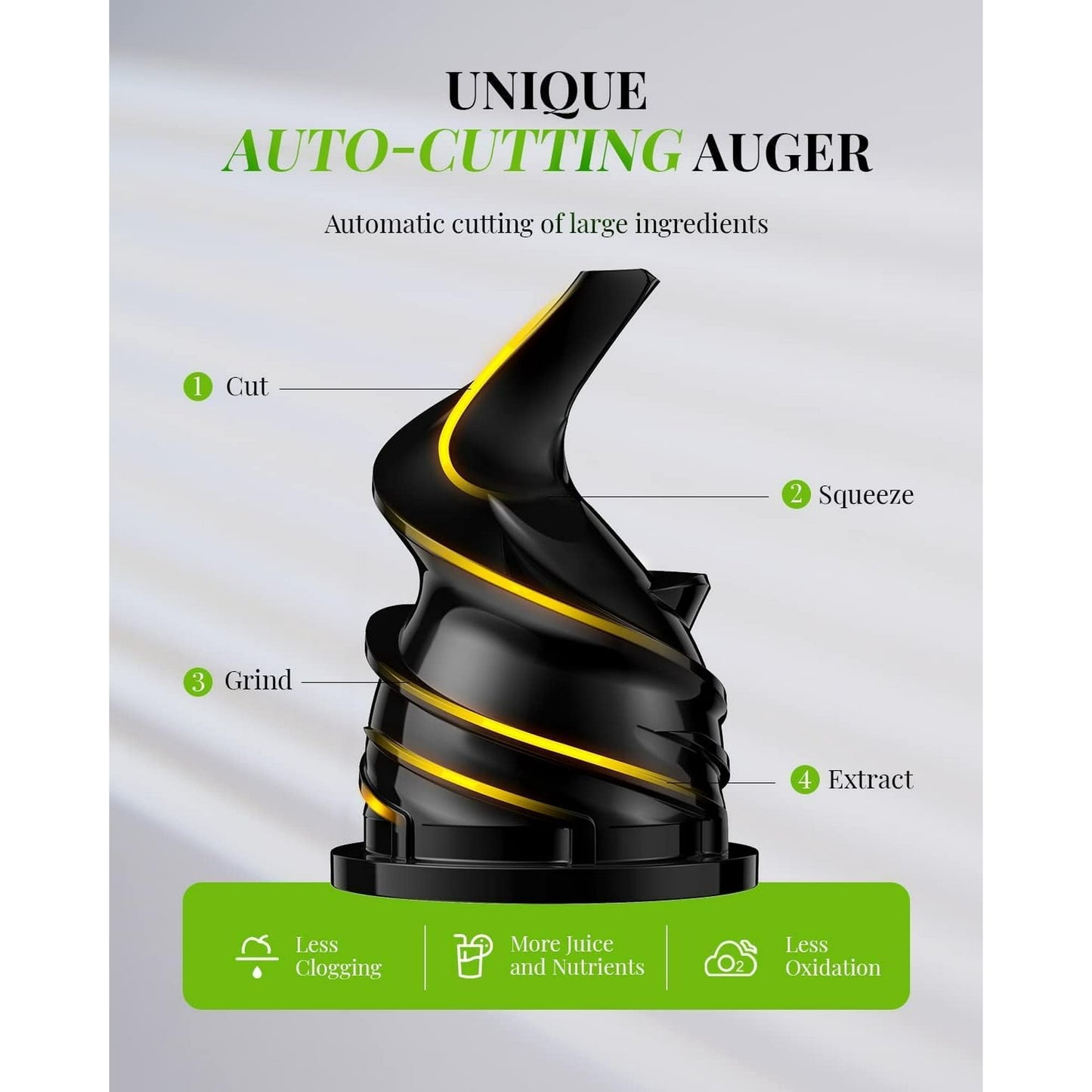 GDOR Compact Powerful Juicer ¨C Easy-to-Clean Fruit and Vegetable Juicer, Low-Noise Juicer Machine, High Juice Yield, 600ml Juice Extractor, Includes Brush