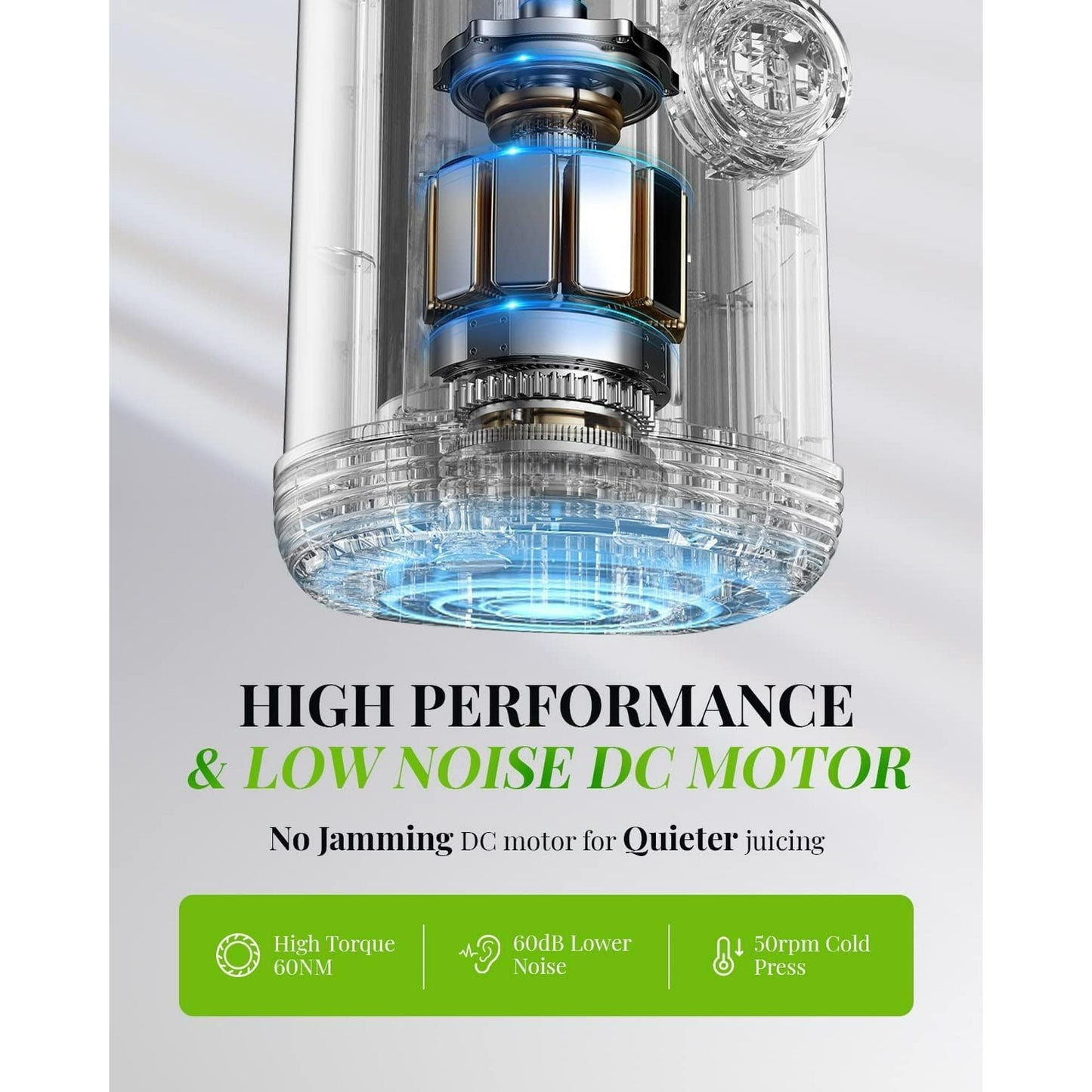 GDOR Compact Powerful Juicer ¨C Easy-to-Clean Fruit and Vegetable Juicer, Low-Noise Juicer Machine, High Juice Yield, 600ml Juice Extractor, Includes Brush