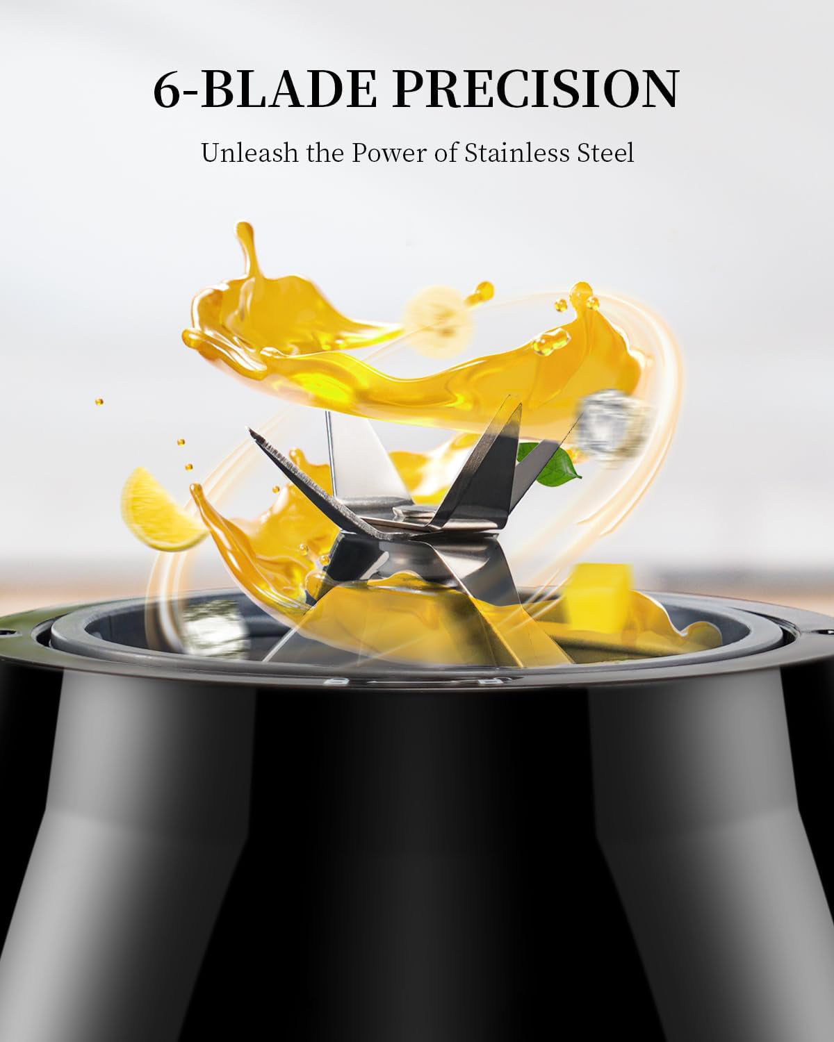 Classic Blenders for Kitchen, 700W Blender for Shakes and Smoothies, 52oz Glass Jar, 9 Functions with 5 Speeds for Crushing Ice, Puree, and Frozen Fruit