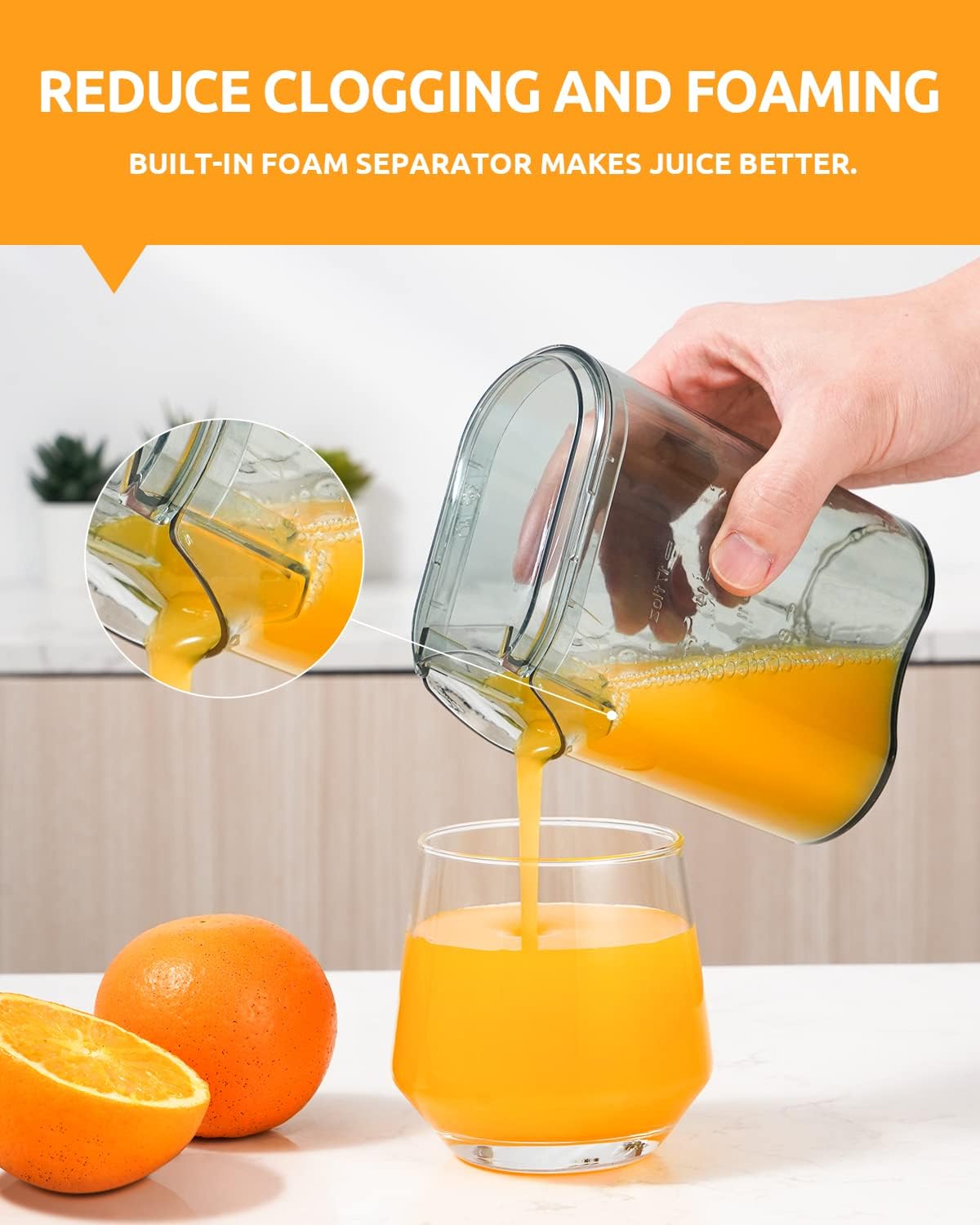 Juicer with 800W Motor, SHARDOR Juicer Machine with 3” Feed Chute, Dual Speeds Juice Maker for Fruits and Veggies, Anti-Drip Function Centrifugal Juicer, Include Cleaning Brush, BPA-Free, White