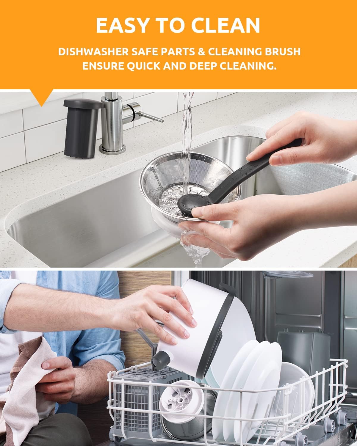 Juicer with 800W Motor, SHARDOR Juicer Machine with 3” Feed Chute, Dual Speeds Juice Maker for Fruits and Veggies, Anti-Drip Function Centrifugal Juicer, Include Cleaning Brush, BPA-Free, White